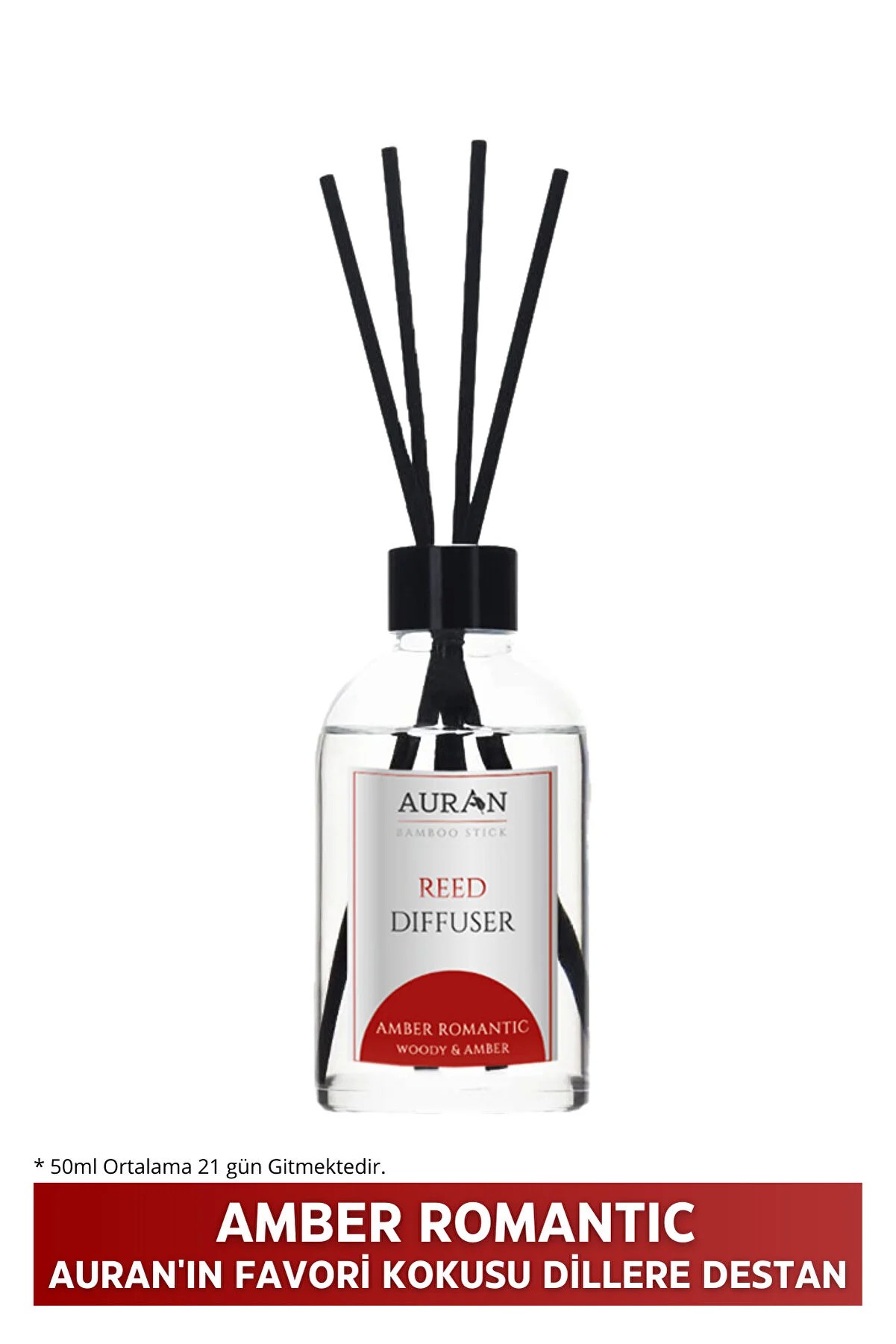 عطر اتاق رمانتیک اوران آمبر با اسانس استیک اسانس کهربا رمانتیک 50 میلی لیتر